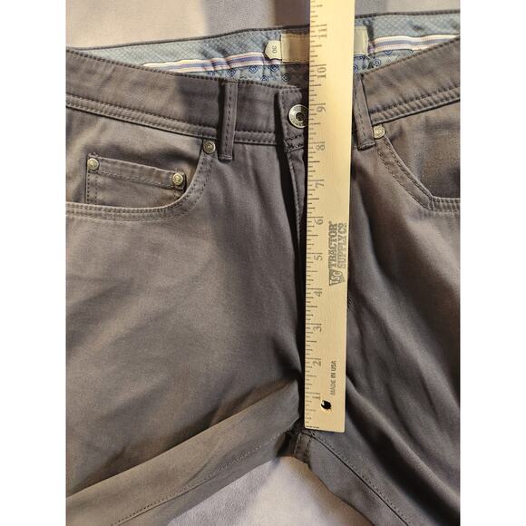 Ballin Crescent Pants Mens Size 30x28 Gray Modern Fit Chino Casual Comfort Golf - Picture 7 of 10